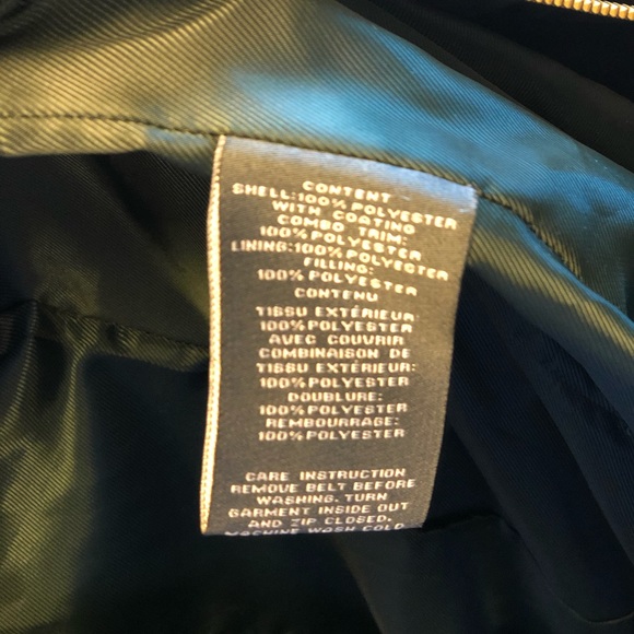 Vince Camuto Quilted Army Green & Brown Jacket Size Small - Picture 6 of 7